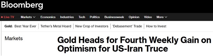 XM官网:特朗普乐观认为美伊有望达成永久停火协议！金价有望连续第四周上涨 警惕周末重要消息